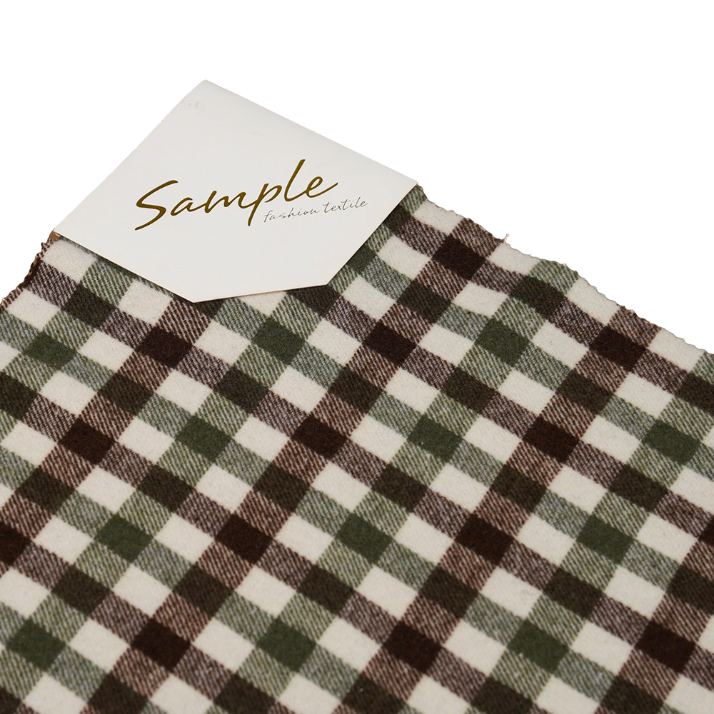 100% অন্যান্য, 410G/M সবুজ, বাদামী এবং সাদা, টুইড সুতা, ML-701234