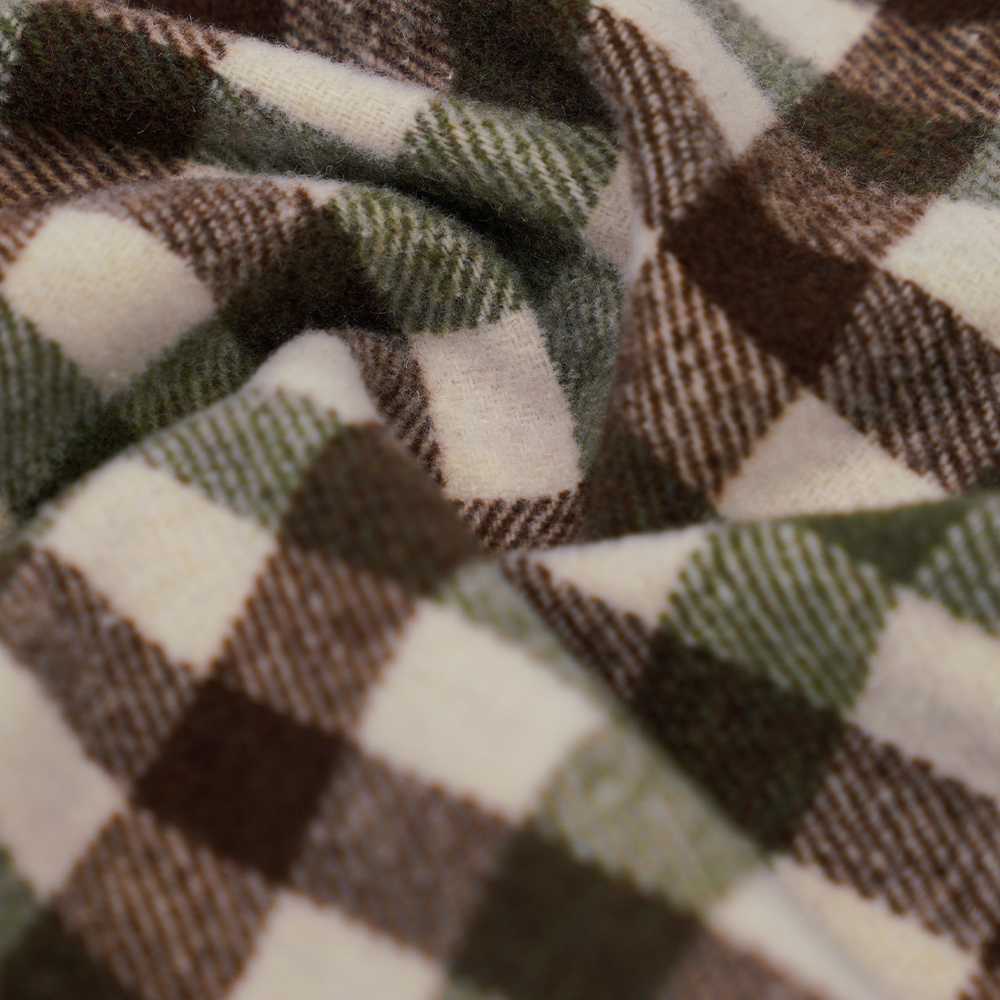 100% অন্যান্য, 410G/M সবুজ, বাদামী এবং সাদা, টুইড সুতা, ML-701234